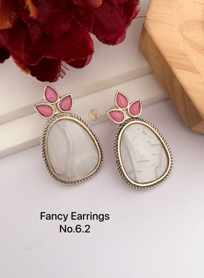 19 Party Wear AD Diamond Fancy Earrings Wholesale Shop in Surat
